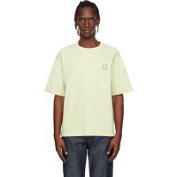 Maison Kitsune Green Fox Head Oversize T-shirt 261389M213019