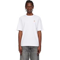 Maison Kitsune White Dreaming Fox Comfort T-shirt 261389M213036