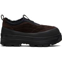 Diemme Brown & Black Badia Basso Shearling Sneakers 261396M237000