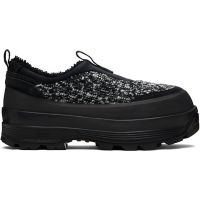 Diemme Black & White Badia Basso Shearling Sneakers 261396M237001