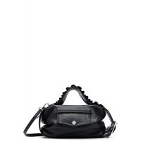 Simone Rocha Black Mini Biker Frill Belt Bag 261405F046004