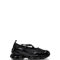 Simone Rocha Black Tracker Ballerina Sneakers 261405F118000