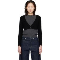 B.B. Wallace Gray & Black Dine Sweater 261408F096002