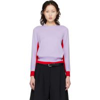 B.B. Wallace Purple & Red Hockney Sweater 261408F096004