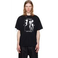 MATIERES FECALES Black Hannah T-shirt 261412M213001