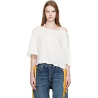 UNDERCOVER White Strap T-shirt 261414F110003