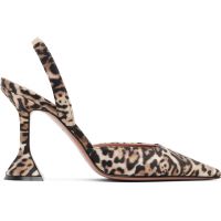 Amina Muaddi Brown Holli Sling 95 Heels 261415F122012
