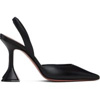 Amina Muaddi Black Holli 95 Sling Heels 261415F122015