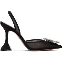 Amina Muaddi Black Begum Sling 95 Heels 261415F122042