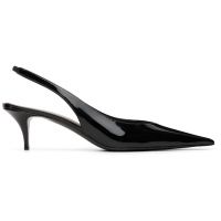 Amina Muaddi Black Anok Sling 55 Heels 261415F122049