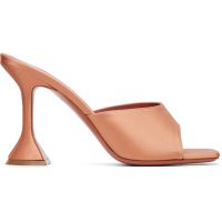 Amina Muaddi Pink Lupita Slipper 95 Heeled Sandals 261415F125005