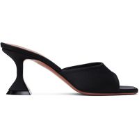 Amina Muaddi Black Lupita Slipper 70 Heeled Sandals 261415F125013