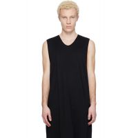 Julius Black Tuck Flare Vest T-shirt 261420M213013