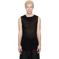 Julius Black Twist Neck T-shirt 261420M213015