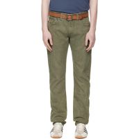 RRL Green Slim Fit Jeans 261435M186004