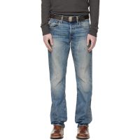RRL Blue Slim Boot Briarfield Selvedge Jeans 261435M186009