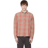 RRL Red & Green Plaid Twill Work Shirt 261435M192003
