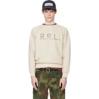 RRL Gray Logo Fleece Sweatshirt 261435M204000