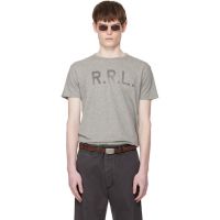 RRL Gray Logo T-shirt 261435M213003