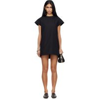 Sacai Black Poplin Minidress 261445F052001