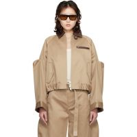 Sacai Beige Cotton Chino Jacket 261445F063008