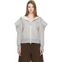 Sacai Gray Sponge Sweat Hoodie 261445F097000