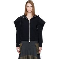 Sacai Black Sponge Sweat Hoodie 261445F097001
