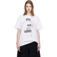 White geoff sacai Print T-shirt 261445F110000