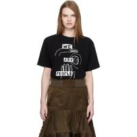 Black geoff sacai Print T-shirt 261445F110001