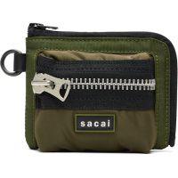 Sacai Khaki Pocket Fragment Pouch 261445M171000