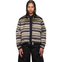 Sacai Multicolor Horizontal Stripe Blouson Bomber Jacket 261445M175005