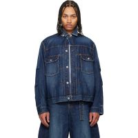 Sacai Blue Faded Denim Jacket 261445M177007