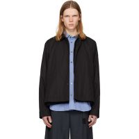 Sacai Black Poplin Jacket 261445M180016