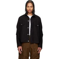 Sacai Black Cotton Typewriter Jacket 261445M180018