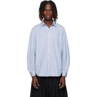 Sacai Blue Poplin Shirt 261445M192012