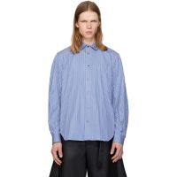 Sacai Blue Poplin Shirt 261445M192013