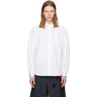 Sacai White Poplin Shirt 261445M192014