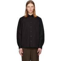 Sacai Black Poplin Shirt 261445M192015
