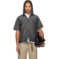 Sacai Gray Light Weight Denim Shirt 261445M192018