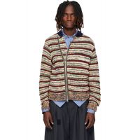 Sacai Multicolor Mix Knit Blouson Cardigan 261445M200001