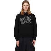 Black geoff sacai Print Hoodie 261445M202020