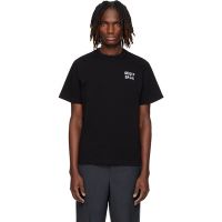 Black geoff sacai Embroidery T-shirt 261445M213014