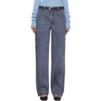 6397 Navy Long Painter Jeans 261446F069002