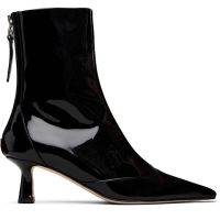 Aeyde Black Sila Patent Leather Boots 261454F113003