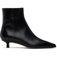 Aeyde Black Sofie Leather Ankle Boots 261454F113011