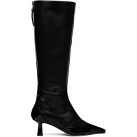 Aeyde Black Alexis Dual-Tone Tall Boots 261454F115000