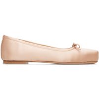 Aeyde Pink Gabriella Satin Ballerina Flats 261454F118027