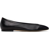 Aeyde Black Ellie Almond-Toe Flats 261454F118046
