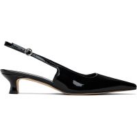 Aeyde Black Catrina Patent Leather Heels 261454F122029