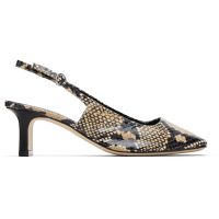 Aeyde Beige & Black Liza Heels 261454F122034